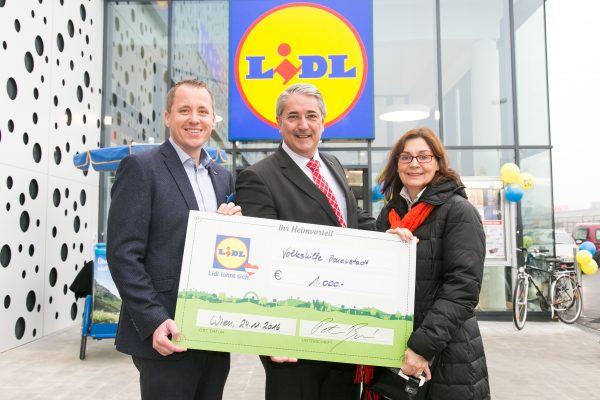 LidlEröffnung im Gewerbepark Stadlau Volkshilfe Donaustadt